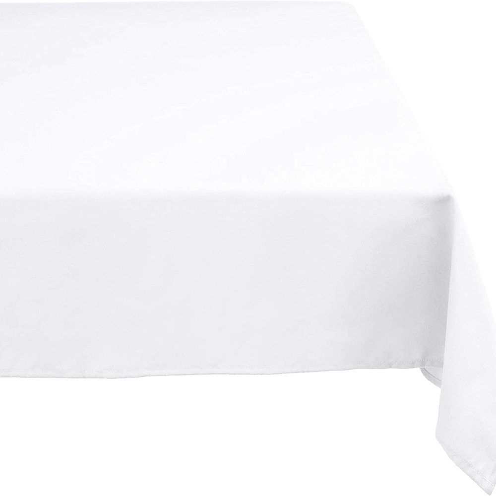 Design Imports White Tablecloth – 60" x 120" – Classic & Durable – NWT